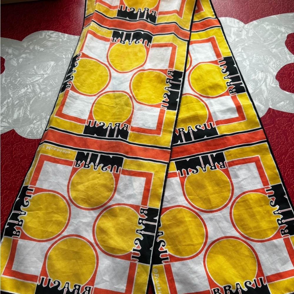 Vintage Brasil Souvenir Scarf, 1970’s